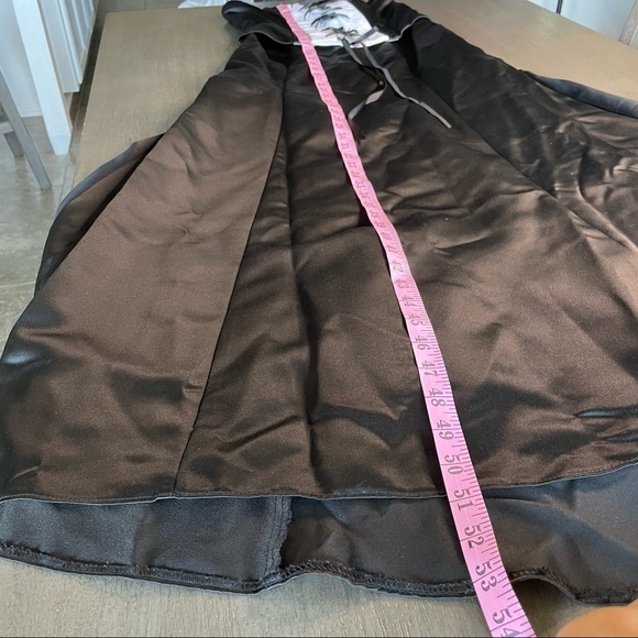 💛 Gunne Sax Black Corset Gown By Jessica McClintock Dress 2 - Picture 15 of 16